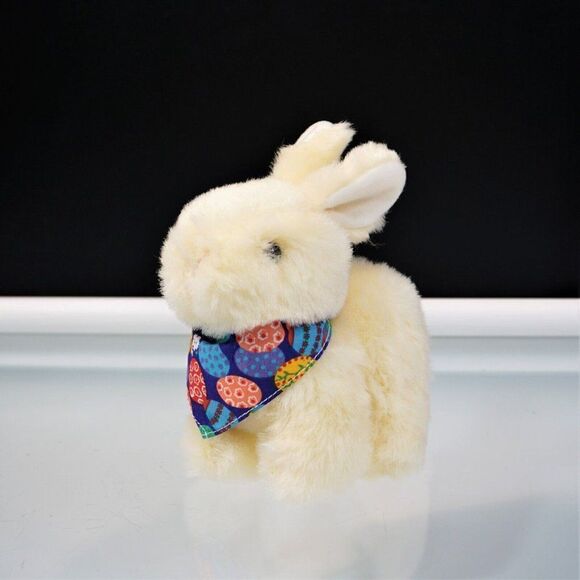 Easter Bandana Bunny Rabbit Stuffed Plush Animal Olivine International Toy - Picture 1 of 5